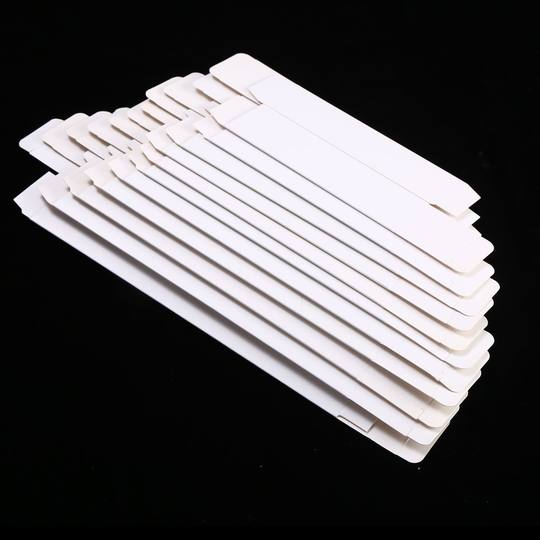 Kraft carton box white cardboard box wholesale small white box in stock rectangular universal white carton customization