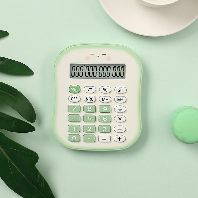吐司面包小计算器高颜值mini学生计算器学校中小学便携百通计算机