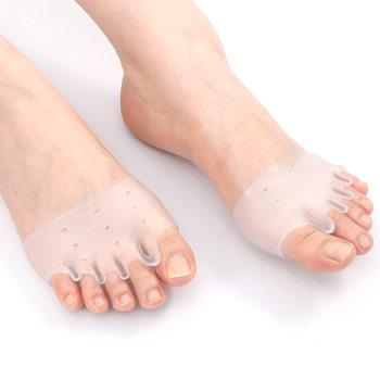 Toe straightener Thumb valgus straightener Deformed five-finger toe-splitting device Anti-wear foot pad Can wear shoes