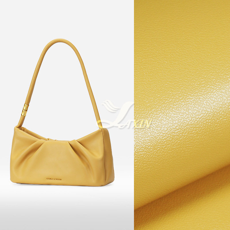 Leather Factory 0.6 Thick Adhesive-Backed Knitted Base Matte Fine-Grained Small-Grained Wallet Lining Notebook Pvc Leather Material