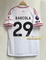 2627 liverpool away custom jersey #29 with league captain's armband
