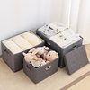 Clothes Storage Box, Thickened, Foldable, Large Capacity, Household Storage Box, Fabric with Lid, Drawer-Type Wardrobe Storage Box