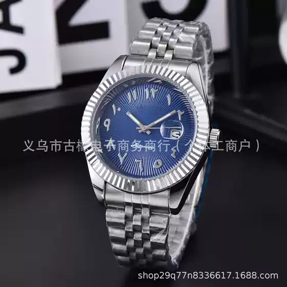 Lao Brand Datejust Series Casual Fashion Arabic Steel Band Quartz Watch Factory Direct Sale Quartz Watch