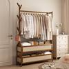 Clothes Rack Floor-Standing Vertical Simple Household Coat Rack Dormitory Indoor Clothes Drying Rack Rental House Bedroom Clothes Rack