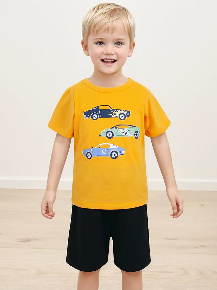 Custom-made Summer Top, Cotton Cartoon Boys' T-shirt, New Girls' T-shirt