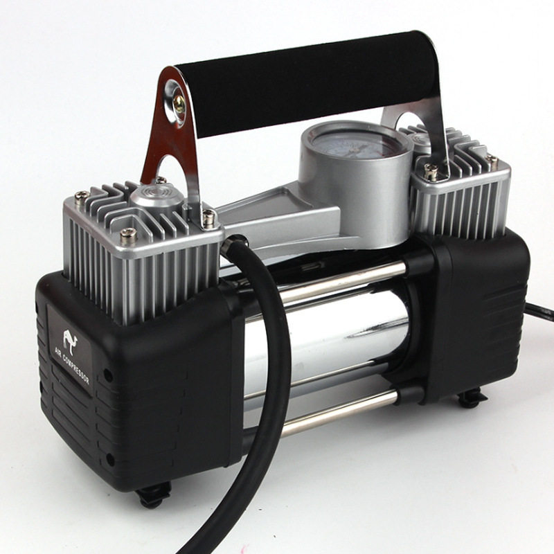 Car Air Pump with Light, Household Tire Air Pump, Multi-Function Air Pump