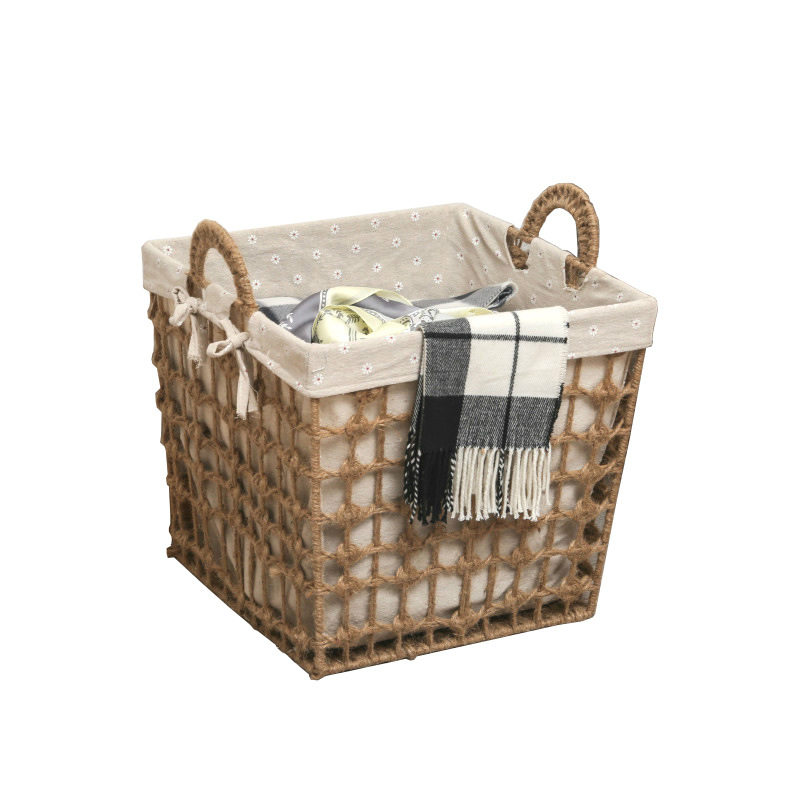Creative Hotel Hotel Rattan Straw Pastoral Storage Basket Storage Basket Woven Sundries Storage Basket Dirty Clothes Basket Basket