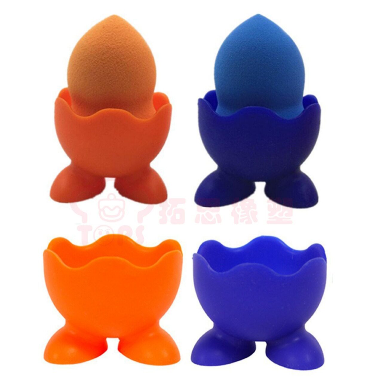 Factory hot-selling fine semicircular boiled egg tray silicone egg tray with feet egg cooker silicone creative new product