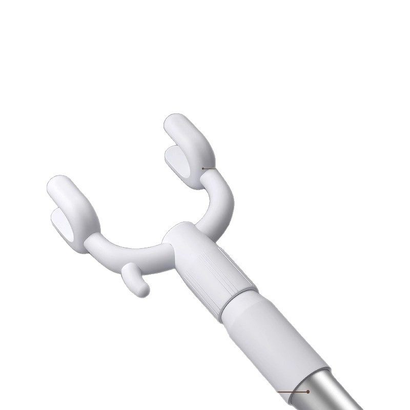 Stainless Steel Retractable Clothes Drying Rack for Balcony, Extendable Creative Clothes Drying Rod for Home Use