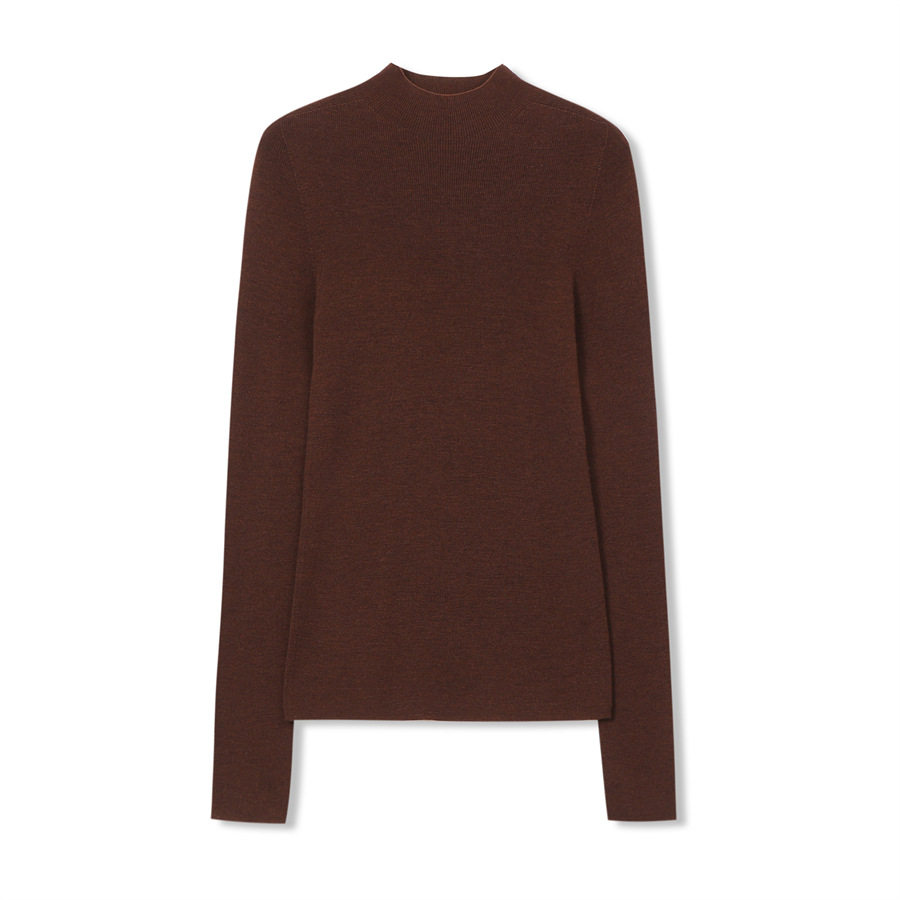 美丽诺羊毛！德国无缝扬子纱打底针织衫秋季半高领修身内搭上衣女