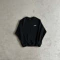 Round neck sweatshirt/black (high quality)