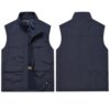Reflective Emergency Management Vest Multi-Pocket Advertising Vest Custom Printed Logo Photography Workwear