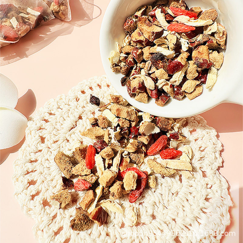 Guochuntang Sanfu Ginger Jujube Tea Sugar-free Sweat 5g * 20 Pack Red Jujube Dried Ginger Wolfberry Sanfu Day Health Tea