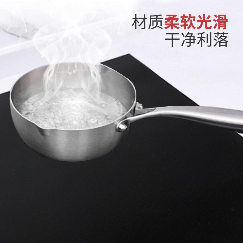 Induction Cooker Mat Induction Cooker Protector Pad Fiberglass Silicone Mat Thermal Conductive Oil-Proof Induction Mat Kitchen Tool