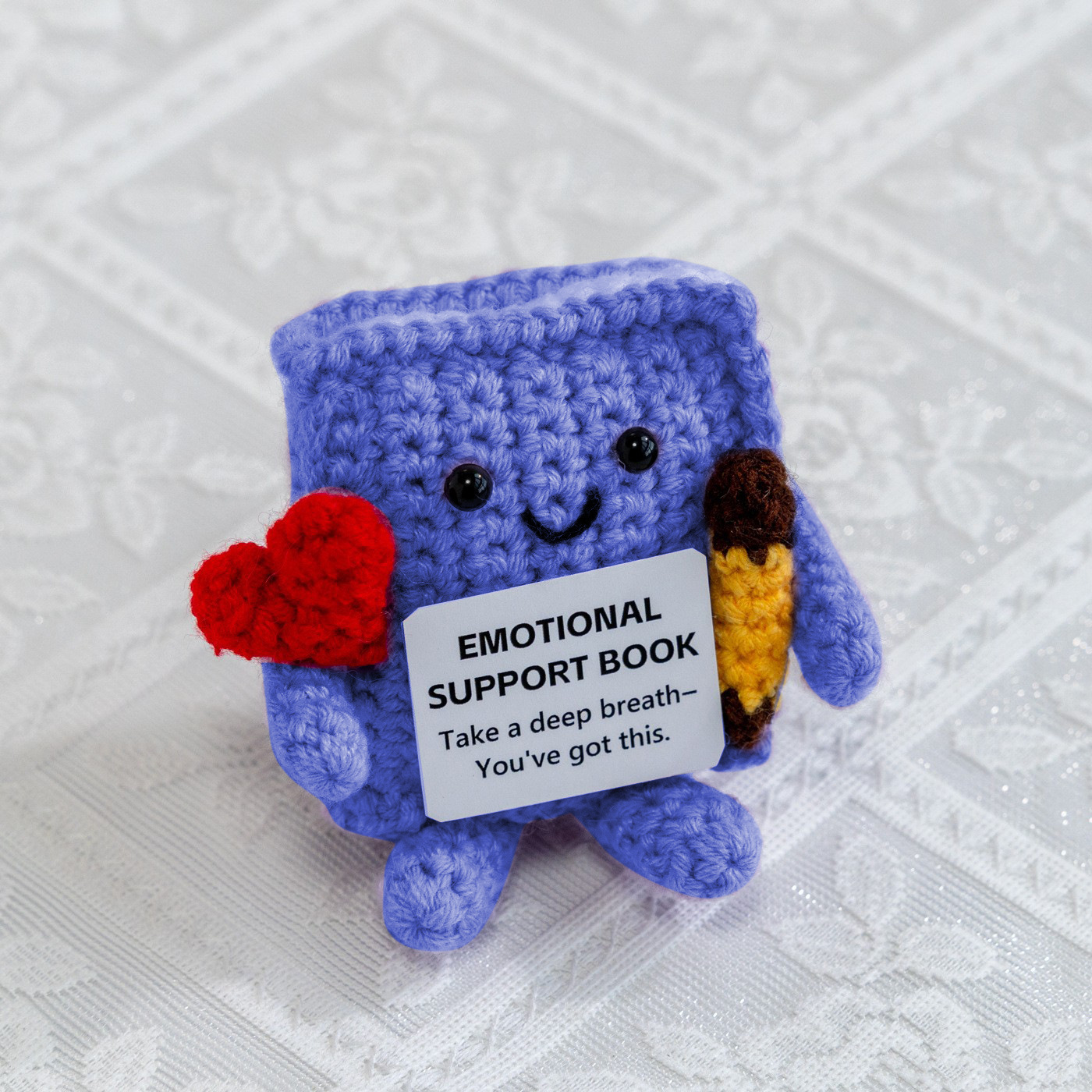 亚马逊新品Cute Frog Toy Card有趣的动物钩织玩具礼物创意礼品