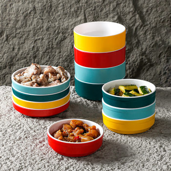 melamine two-color canteen small bowl special bowl commercial liuyang steamed dish steamed egg plastic porcelain small bowl steamed bowl small dish bowl