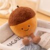 Jelly Little Flower Chestnut Doll Plush Toy Vegetable Fruit Tomato Doll Simulation Tomato Doll