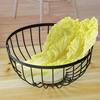 Spot Double-Layer Basket Satchel Iron Fruit Blue Living Room Kitchen Bread Storage Storage Rack Storage Basket
