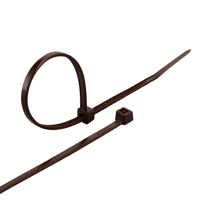 Brown brown cable tie color cable tie 5*250*300*4*100*200mm new light plastic cable tie