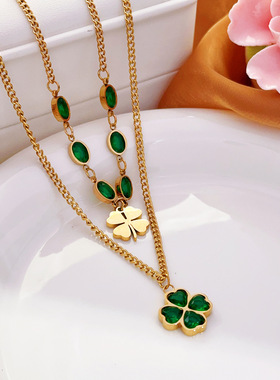 时尚项链幸运钛钢欧美炫小虫