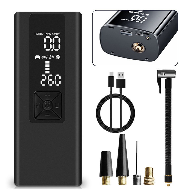 Car Tire Air Pump Inflatable Bed Electric Air Pump Car Sleeping Bed Camping Tent Air Pump Cross-Border Supply