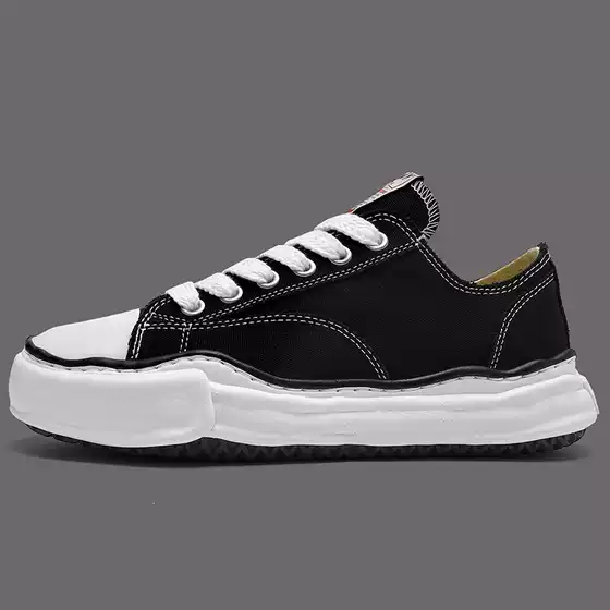 MM Dissolved Shoes Yuwen Le Same Style My Three Original Couple Shoes Retro Trend Men's and Women's Height Increasing Canvas Shoes Kangyu Women's Shoes