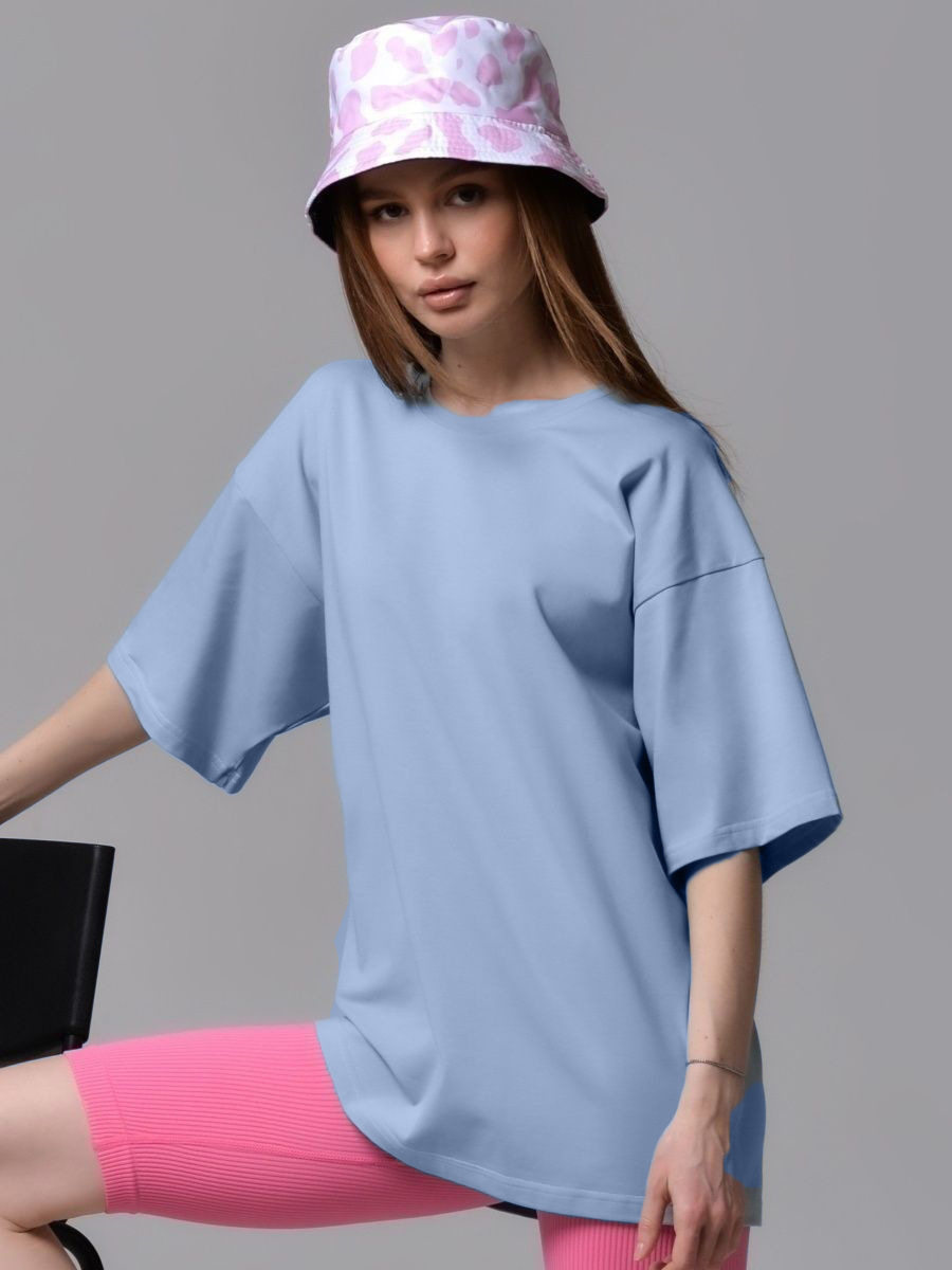 Womens Loose Fit Solid Color T Shirt 100 Cotton Short Sleeve Versatile Style Spring Summer Collection Wholesale