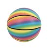 Basketball No. 5 Flower Color Rainbow Ball Indoor and Outdoor Pu Wear-Resistant Moisture-Absorbent Youth and Kidsren's Small Basketball Can Be Wholesaled