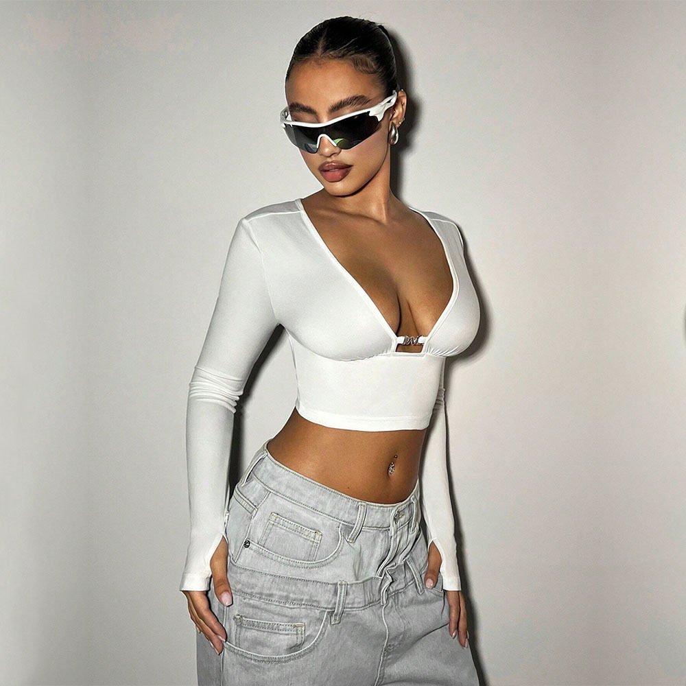 Womens Sexy Backless Crop Top Slim Fit Trendy Design Spring Summer Style Wholesale Available