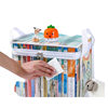 Transparent Book Storage Box, Dust-Proof, Large Capacity, Thickened, Foldable Bookshelf, Book Organization, Textbook Storage Bag, Waterproof