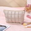 25 New Fashionable Cotton-Filled Cosmetic Bags Large Capacity Casual Clutch Bags Cross-Border Soft Cloud Multifunctional Storage Bags