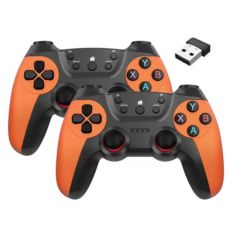 Cross-Border Supply 2.4g Wireless Game Controller Android Pctv Computer Tv Double One-To-Two Controller