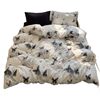Class a Bedding Four-Piece Set Washed Cotton 2025 New Quilt Cover Bed Sheets Quilt Cover Student Dormitory Three-Piece Set 4