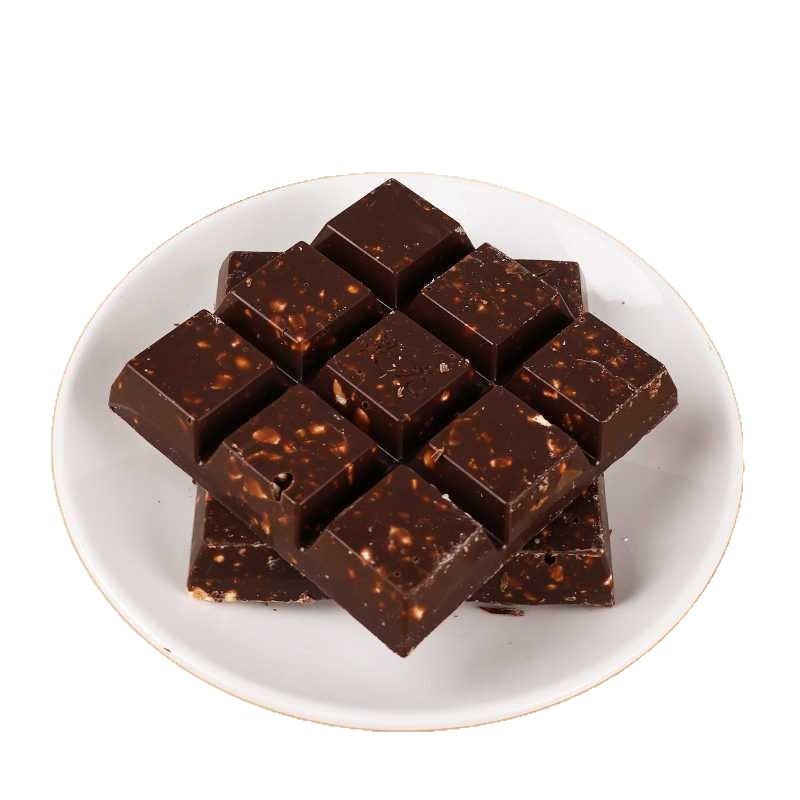 Lingguang Western Restaurant Nut Crispy Chocolate Sandwich Hazelnut Milk Dark Chocolate Satisfies Hungry and Craving Casual Snacks