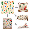 Cross-border line blanket picnic blanket flowers flower line blanket wholesale tapestry blanket jacquard woven blanket sofa towel