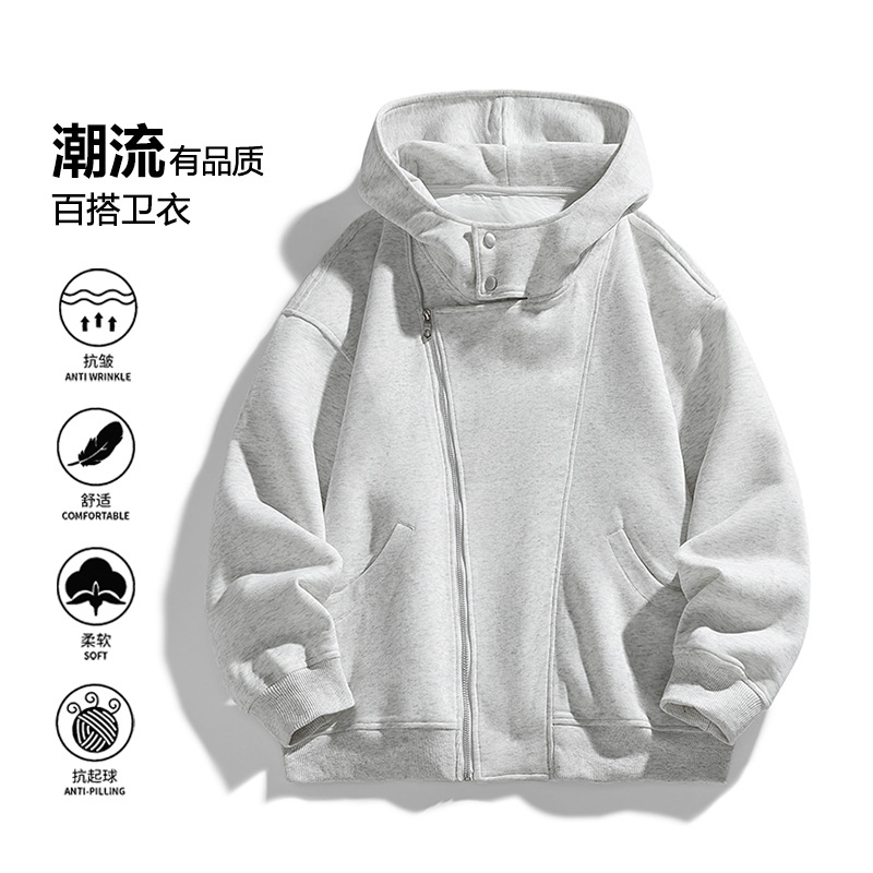 Áo Khoác Nữ Dáng Dộng Mũ Liền Hàng Mùa Xuân Thu Đông