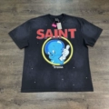 Angel print washed gray
