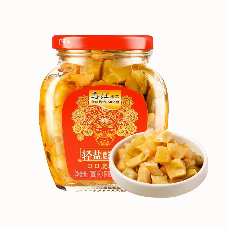 烏江口脆い搾菜300g(瓶入り)