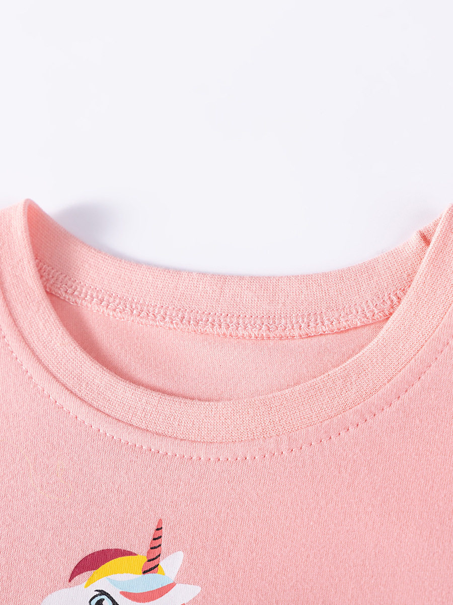 Girls' Summer Short-Sleeve Mesh Dress, Cute Cartoon Princess Dress