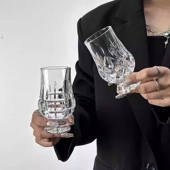 Wine Set, Whiskey Glass, Crystal Glass Bottle, Wine Glass, High-End Wine Bottle, High-End Light Luxury Home Feel