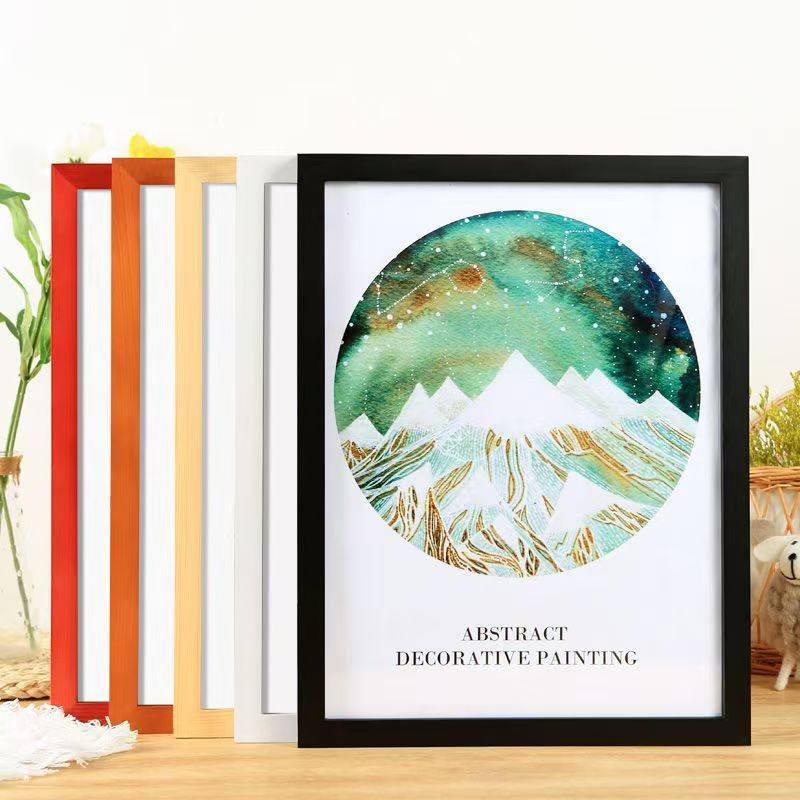 Photo Frame Wall Hanging 16 Inch 20 Inch Puzzle Frame 4 8 Open 34 Paper Sketch Frame Mounted Children's Photo Frame Ornaments Frame