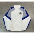 Blue and white coat