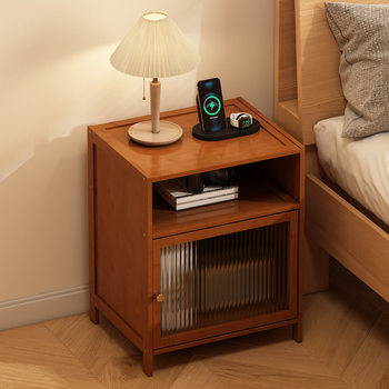 Bedside Table Storage Rack Small Household Bedroom Bedside Table Replacement 2025 New Simple Modern Rental Room