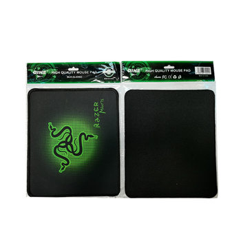 Office mouse pad multi-specification LOGO printing color advertising cute Blank pad 21*25cm lock edge Black