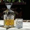 Light Luxury European Dublin Wine Bottle Crystal Glass Decanter with Lid Whiskey Wine Glass Wine Bottle Wine Set