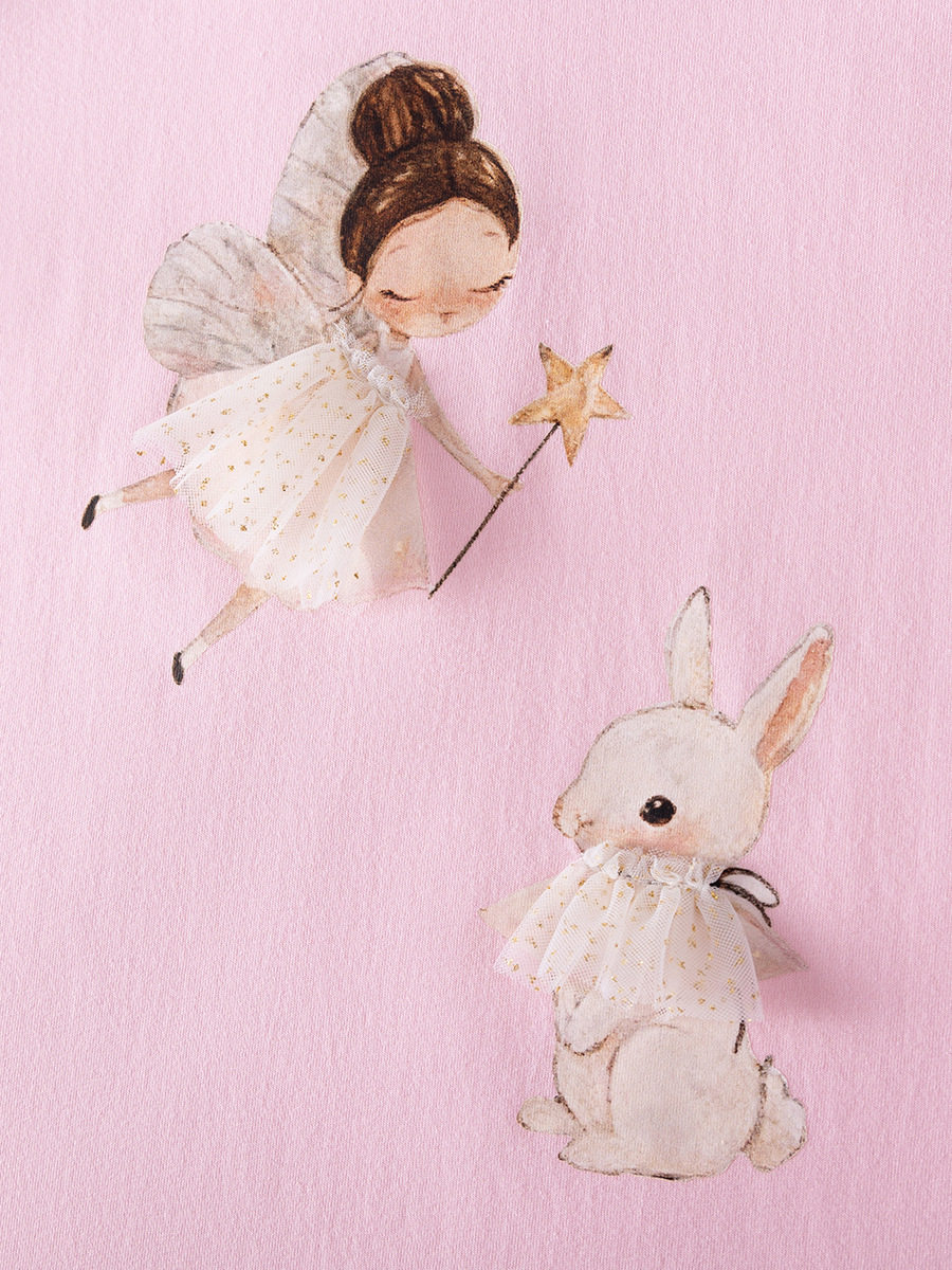 Kids' Dress Wholesale, Summer Cute Rabbit Kids' Dress, [Style] Cotton Girls' Skirt