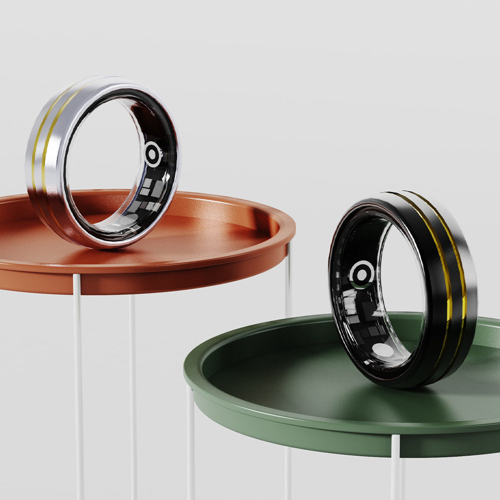 Cross-border smart ring heart rate blood oxygen health sleep monitoring sports multifunctional waterproof ring health ring