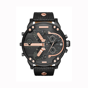 European, American and South American Fashion Trendy Personality Large Dial Casual Alloy Steel Strip 7370 Quartz Casual DZ Watch