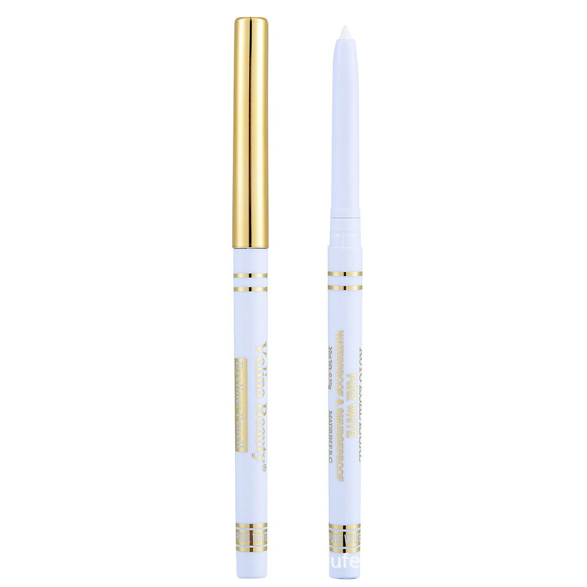 Cross-Border Misiou Beauty White Smooth and Pigmented Waterproof and Sweat-Proof Long-Lasting Precise Drawing Rotating Eyeliner Gel