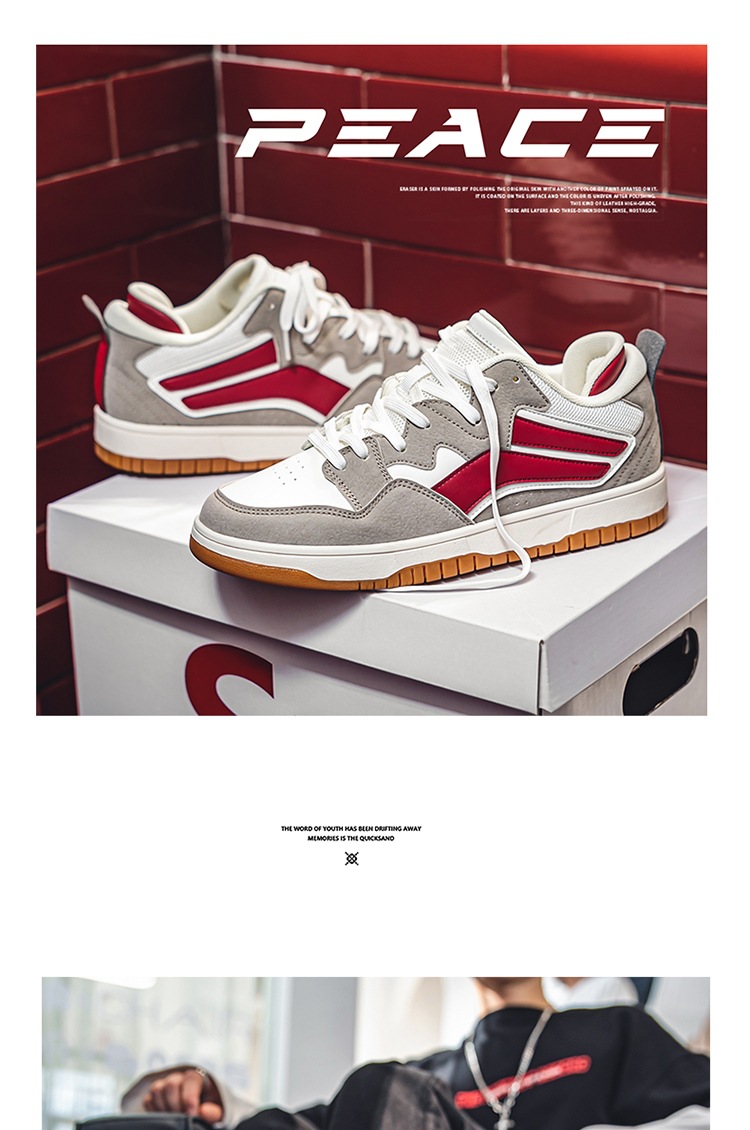 Four Seasons White Shoes Men's Casual All-match Trendy Brand Board Shoes dunk Dexu Sense Skateboard Spring and Autumn plus size Couple 1 O1CN01NtlaaP1VDYHgeY1VG !!2217801802619 0 cib